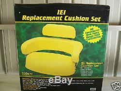 3 Piece Yellow Seat Cushion Set John Deere 3010,4020,4320,4520,5020,7520#bh