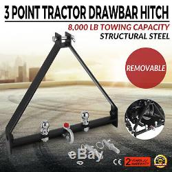 3 Point BX Trailer Hitch Compact Tractor Drawbar Attachments Standard HIGH GRADE