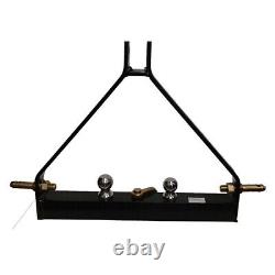 3 Pt Trailer Hitch Attachments 2 Ball & Clevis Drawbar Fits CAT 1 Tractor for K