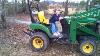3 Year Old Driving John Deere Tractor