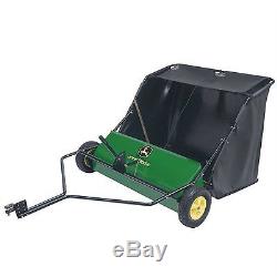 42 in. 24 cu. Ft. Tow-Behind Lawn Sweeper Riding Mower Tractor John Deere