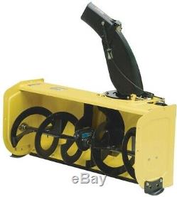 44 in. Snow Blower Attachment for 100 Series Tractors Single Stage Rotor Speed