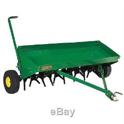 48 in. Tow-Behind Plug Aerator Riding Mower Tractor Attachment