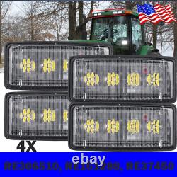 4PCS Upper Cab Light RE16128 FOR John Deere 40 Series 4040, 4240, 4440 Tractors