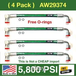 (4PK) AW29374 -5800psi XTREME-DUTY -EATON Hose- for JOHN DEERE AW29374