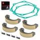 4 Brake Shoes Springs Gasket Kit For Compact Utility Tractors John Deere 650 670
