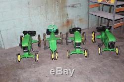 (4) -John Deere Pedal Tractor ERTL Estate Sale