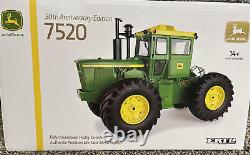 50TH ANNIVERSARY ERTL 116 JOHN DEERE 7520 4WD Tractor NEW
