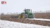 570 Hp John Deere 9570r Tractor Chisel Plowing In The Snow