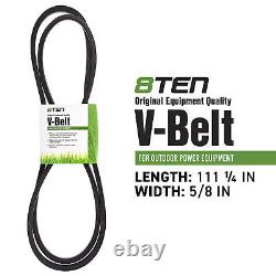 8TEN Belt & PTO Clutch Kit For John Deere SST18 M110313 AM126100 M154958