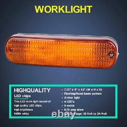 8X LED Flashing Cab Light AR60250 for John Deere 4030 4230 4430 4040 4240 4440