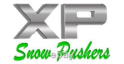 8' XP24 BLACK SNOW PUSHER Skid Steer Loader FREE SHIPPING