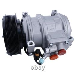 AC Compressor Fits John Deere Tractors 8 Grooves RE46609 AH169875