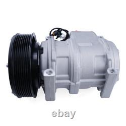 AC Compressor Fits John Deere Tractors 8 Grooves RE46609 AH169875