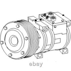 AH169875 Compressor Nippondenso Style Fits John Deere 5410 5510 7200 ++ Tractors
