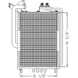 AL119566 Condenser With Oil Cooler Fits John Deere 6200 6200L 6300 ++ Tractors