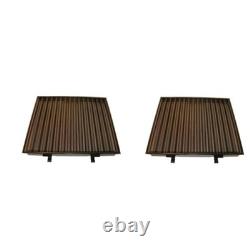 AL55319 (2) New Side Screens 16 3/4 x 19 1/2 For John Deere Tractors 2140 2750