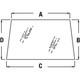 Aml213346 One New Front Windshield Glass Fits John Deere Tractors