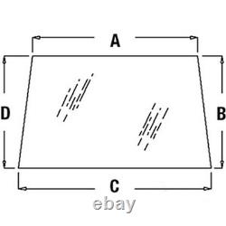 AML213346 One New Front Windshield Glass Fits John Deere Tractors