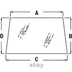 AML213346 One New Front Windshield Glass Fits John Deere Tractors