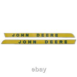 AR28048 Side Molding Set Raised Letter Fits John Deere Tractor 2010 3010 4020