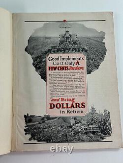 Antique 1910's John Deere Farm Equipment Catalog Moline Ill tractor