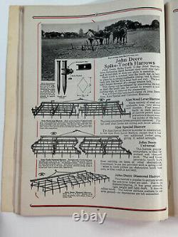 Antique 1910's John Deere Farm Equipment Catalog Moline Ill tractor