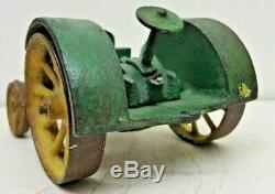 Antique Vindex Toys John Deere Model D Cast Iron Toy Tractor