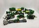 Assorted Lot Of John Deere Tractors Combine Semis And Implements 1/64 Ertl Toys
