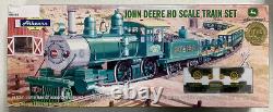 Athearn John Deere HO Scale Train Set WithTwo Anniversary Tractors MIB/New