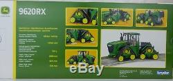 BRUDER 116 JOHN DEERE MODEL 9620RX Tracked Tractor HIGH DETAILED NEW