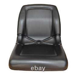 Black Flip Up Seat for John Deere 650 750 850 950 1050 900CH Tractor CH16115