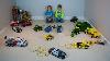 Boys Playing With Firetrucks John Deere Tractors Blocks Police Cars And Construction Toys