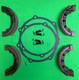 Brake Shoe Set For John Deere 1050 Compact Tractors M805897 Ch11248 M806836
