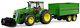 Bruder Toys John Deere Tractor 7930 With Frontloader & Tipping Trailer 09810 New