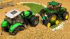 Bruder Tractor Deutz Stuck John Deere Tractor For Kids Toy Action Video