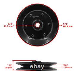 Caltric AM126129 Transmission Drive Pulley For John Deere G100 LX172 1842 S2048