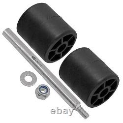 Caltric Deck Roller with Shaft Rod For John Deere 325 335 345 355D Tractors
