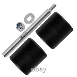 Caltric Deck Roller with Shaft Rod For John Deere 325 335 345 355D Tractors