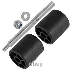 Caltric Deck Roller with Shaft Rod For John Deere 325 335 345 355D Tractors