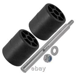 Caltric Deck Roller with Shaft Rod For John Deere 325 335 345 355D Tractors