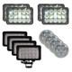 Complete Led Light Kit Fits John Deere 9000 Series Tractors (pkg. Of 12)