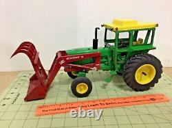 Custom 1/16 scale John Deere 4020 diesel tractor & Westendorf loader, FREE ship