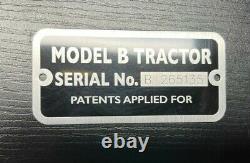 Custom John Deere Plate High Quality Aluminum A Serial Number Tag Plate