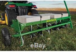 Dethatcher Plug Aerator Combo Lawn Tow Behind Grass Tractor John Deere 40 in