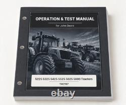 Diagnostic Manual fits John Deere 5225 5325 5425 5525 5625 5603 Tractors TM2197