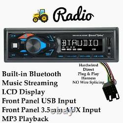 Direct Plug & Play Tractor Radio John Deere, JCB, McCormick Bluetooth, USB, AUX