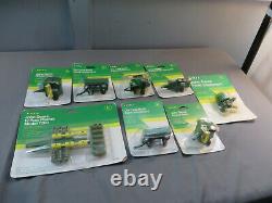 ERTL Farm Toy 1/64 Scale John Deere Tractor Lot Die-Cast Baler Wagon Mixer