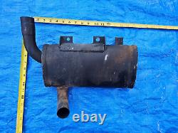 EUC Deere 430 Yanmar 3TNA72UJ muffler, jd pn AM100565 & AM108237