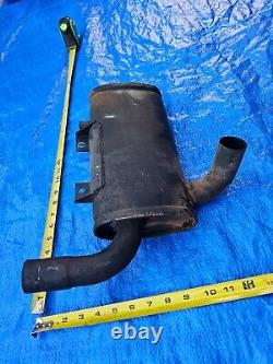 EUC Deere 430 Yanmar 3TNA72UJ muffler, jd pn AM100565 & AM108237